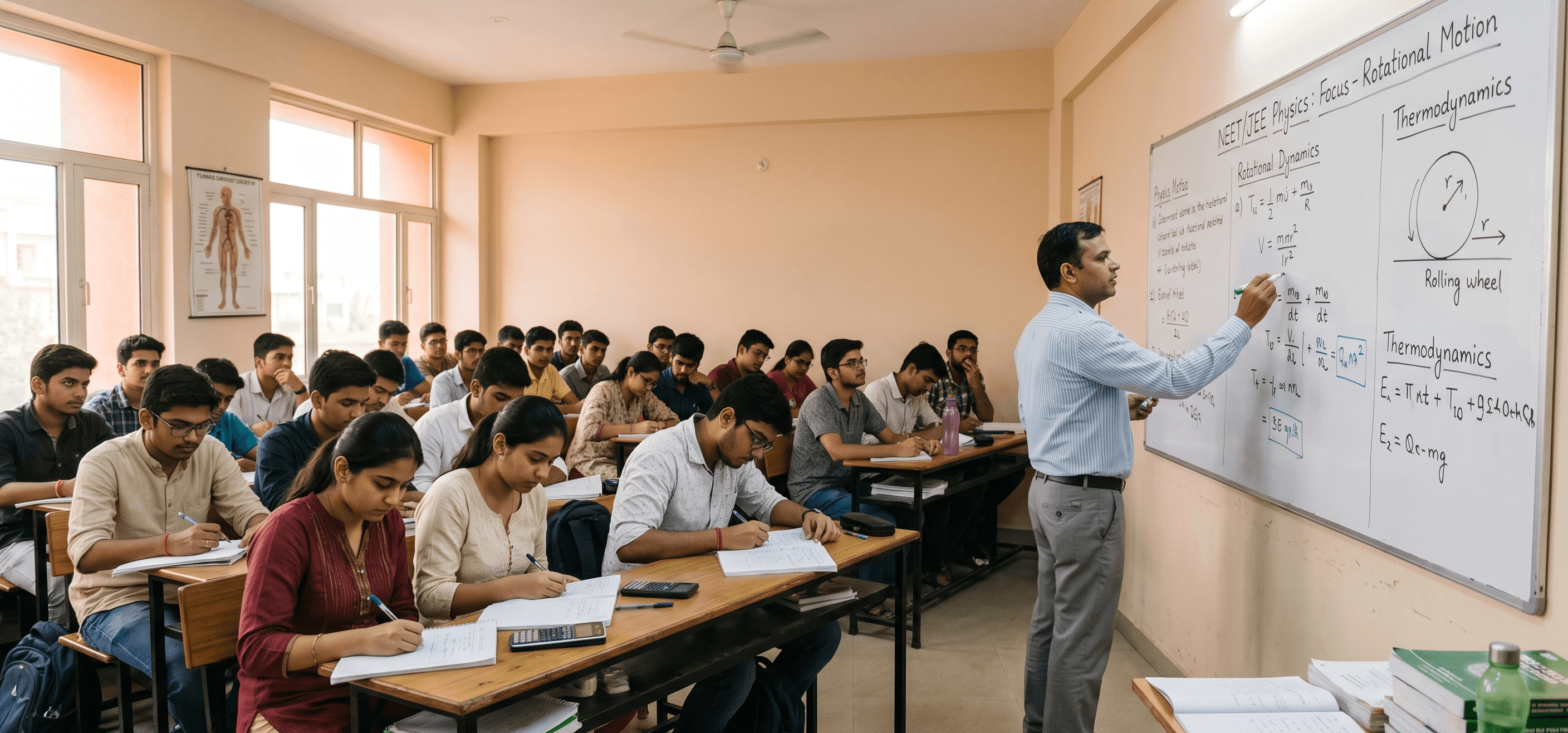 A DLS classroom session — structured learning in action